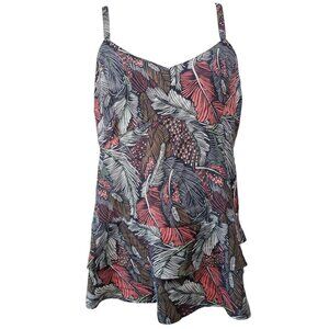 GAP Women's Leaf Print V-Neck Camisole